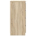 KOMODA SONOMA OAK 37,5X35X76CM DREWNO KLEJONE