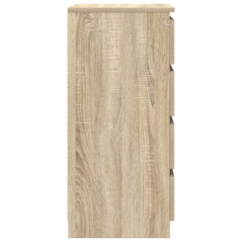 KOMODA SONOMA OAK 37,5X35X76CM DREWNO KLEJONE
