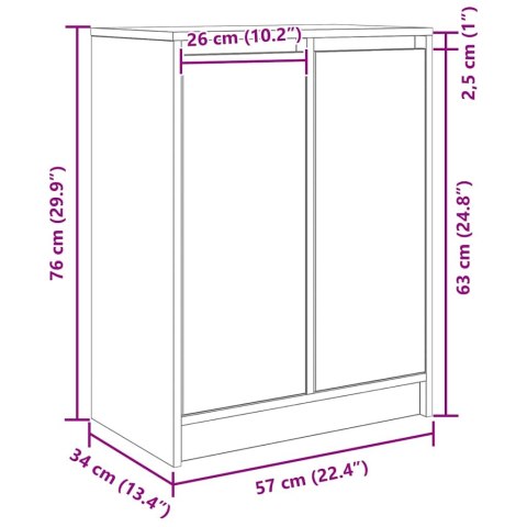 KOMODA STARE DREWNO 57X34X76CM DREWNO KLEJONE