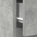 KOMODA Z SZUFLADĄ BETON SZARY 71X35X84CM DREWNO KLEJONE