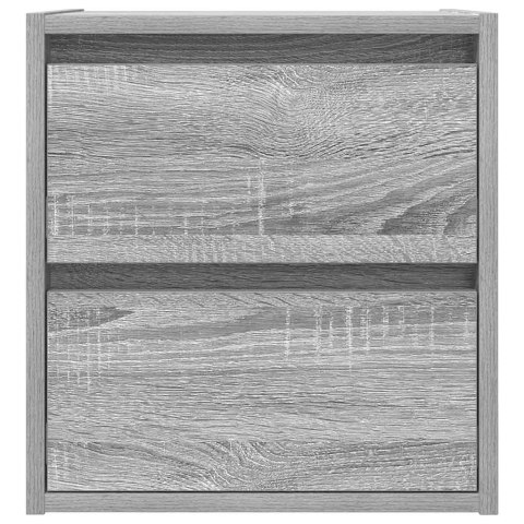 SZAFKA NOCNA WISZĄCA SZARA SONOMA 38X34X40CM