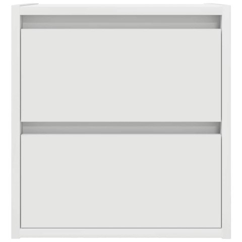 SZAFKI NOCNE ŚCIENNE 2 SZT. BIAŁE 38X34X40CM