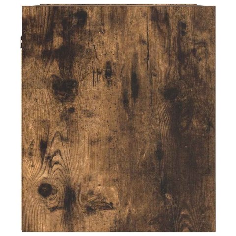 SZAFKI NOCNE ŚCIENNE 2 SZT. DĄB WĘDZONY 38X34X40CM