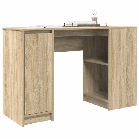 BIURKO KOMPUTEROWE NOWOCZESNE SZKOLNE BIUROWE SONOMA OAK 120X42X76CM