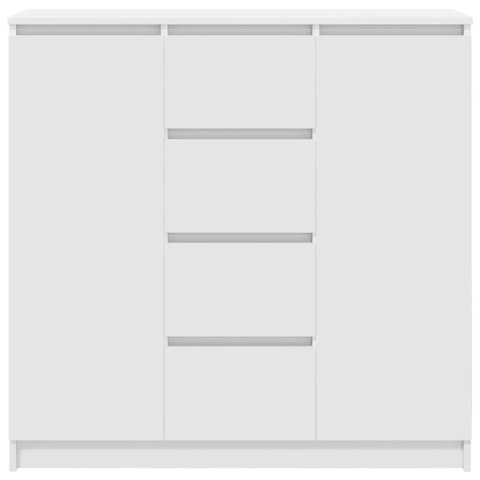 KOMODA Z SZUFLADAMI BIAŁA 100,5X35X98,5CM DREWNO KLEJONE