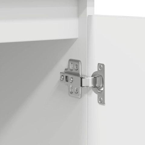 KOMODA Z SZUFLADAMI BIAŁA 100,5X35X98,5CM DREWNO KLEJONE