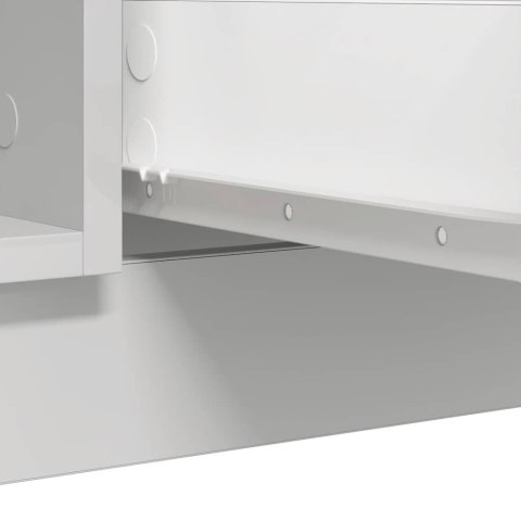 KOMODA Z SZUFLADAMI BIAŁA 100,5X35X98,5CM DREWNO KLEJONE