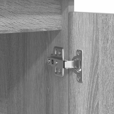 KOMODA Z SZUFLADAMI SZARA SONOMA 100,5X35X76CM DREWNO KLEJONE