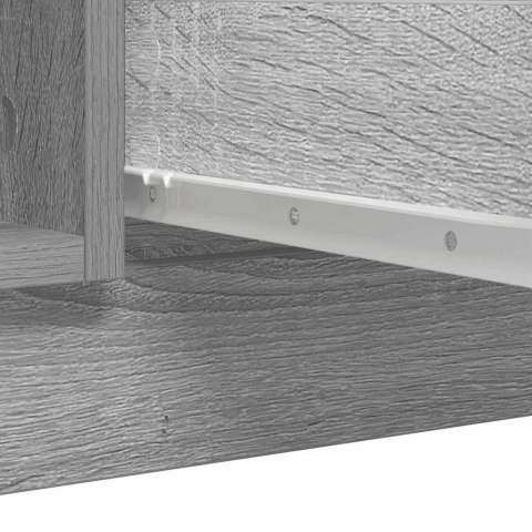 KOMODA Z SZUFLADAMI SZARA SONOMA 100,5X35X76CM DREWNO KLEJONE