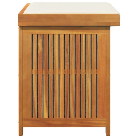 SKRZYNKA NA PODUSZKI OGRODOWE 60X50X61CM LITE DREWNO AKACJOWE