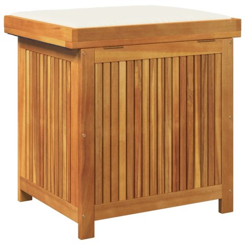 SKRZYNKA NA PODUSZKI OGRODOWE 60X50X61CM LITE DREWNO AKACJOWE