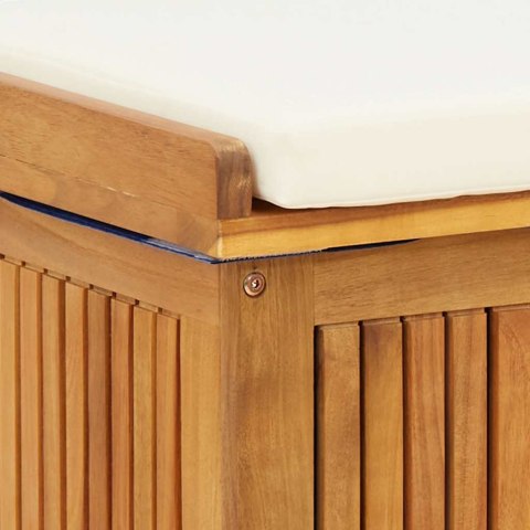 SKRZYNKA NA PODUSZKI OGRODOWE 60X50X61CM LITE DREWNO AKACJOWE