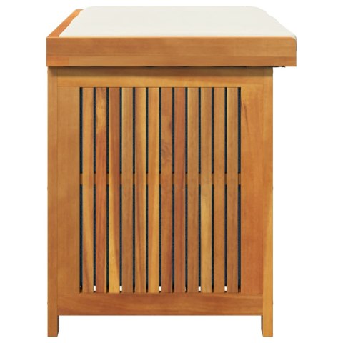 SKRZYNKA NA PODUSZKI OGRODOWE 90X50X60,5CM DREWNO AKACJOWE