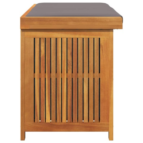 SKRZYNKA NA PODUSZKI OGRODOWE LITE DREWNO AKACJOWE