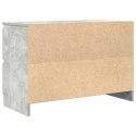 SZAFKA RTV BETONOWA SZARA 80X35X54CM DREWNO KLEJONE