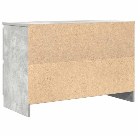 SZAFKA RTV BETONOWA SZARA 80X35X54CM DREWNO KLEJONE