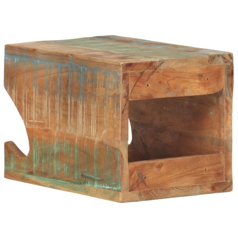 UCHWYT ŚCIENNY NA ROWER 35X25X25CM LITE DREWNO Z ODZYSKU