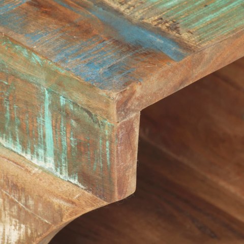 UCHWYT ŚCIENNY NA ROWER 35X25X25CM LITE DREWNO Z ODZYSKU