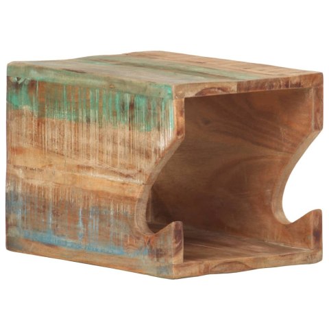 UCHWYT ŚCIENNY NA ROWER 35X25X25CM LITE DREWNO Z ODZYSKU