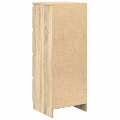 KOMODA SONOMA OAK 37,5X35X99CM DREWNO KLEJONE