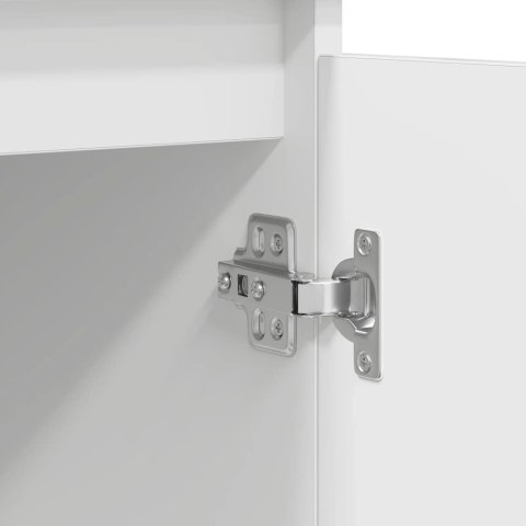 KOMODA Z SZUFLADAMI BIAŁA 100,5X35X76CM DREWNO KLEJONE