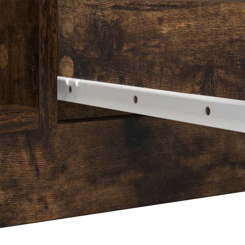 KOMODA Z SZUFLADAMI DĄB WĘDZONY 100,5X35X76CM DREWNO KLEJONE