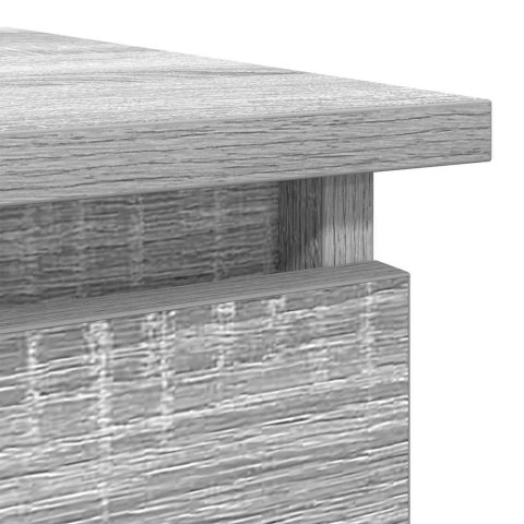 KONSOLA Z SZUFLADAMI SZARY SONOMA 85,5X38,5X74,5CM