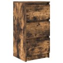 KOMODA DĄB WĘDZONY 37,5X35X76CM DREWNO KLEJONE