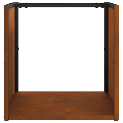 STOJAK NA DREWNO OPAŁOWE 40X40X40CM STAL NIERDZEWNA