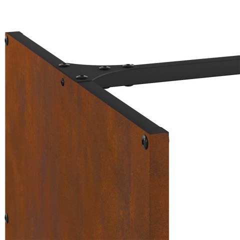 STOJAK NA DREWNO OPAŁOWE 40X40X40CM STAL NIERDZEWNA