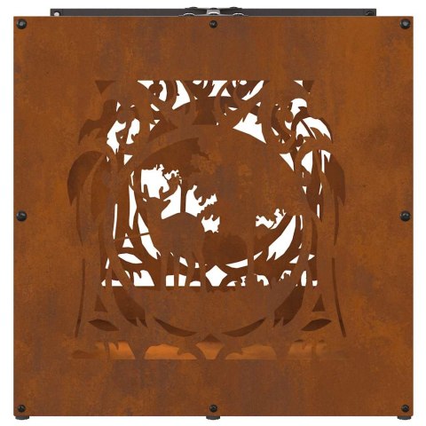 STOJAK NA DREWNO OPAŁOWE 40X40X40CM STAL NIERDZEWNA