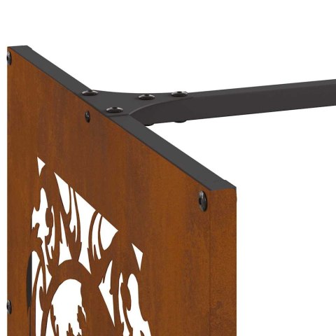 STOJAK NA DREWNO OPAŁOWE 40X40X40CM STAL NIERDZEWNA