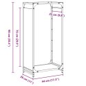 STOJAK NA DREWNO OPAŁOWE 44X28X90CM STAL WALCOWANA NA ZIMNO