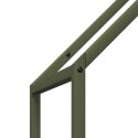 STOJAK NA DREWNO OPAŁOWE OLIWKOWY ZIELONY 40X25X120CM