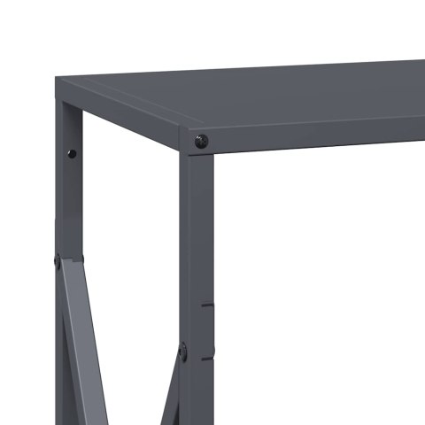 STOJAK NA DREWNO OPAŁOWE ANTRACYT 34X25X70CM