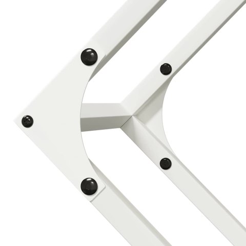 STOJAK NA DREWNO OPAŁOWE BIAŁY 100X25X100CM