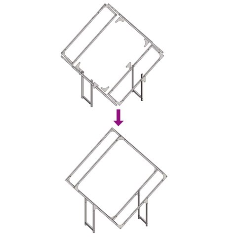 STOJAK NA DREWNO OPAŁOWE BIAŁY 100X25X100CM