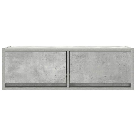 SZAFKA RTV BETONOWA SZARA 80X31X25,5CM DREWNO KLEJONE