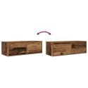 SZAFKI RTV 2 SZT. STARE DREWNO 80X31X25,5CM DREWNO KLEJONE