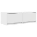 SZAFKI POD TV 2 SZT. BIAŁE 80X31X25,5CM DREWNO KLEJONE