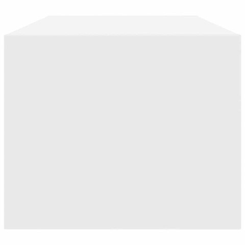 SZAFKI POD TV 2 SZT. BIAŁE 80X31X25,5CM DREWNO KLEJONE