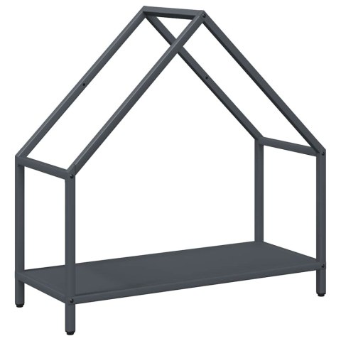 STOJAK NA DREWNO OPAŁOWE ANTRACYT 60X25X60CM