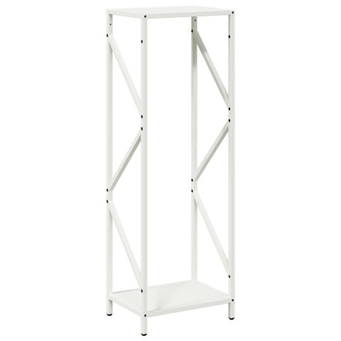 STOJAK NA DREWNO OPAŁOWE BIAŁY 34X25X100CM