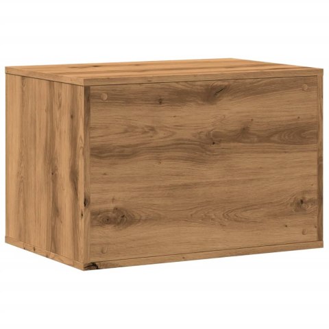 SZAFKA NA KUWETĘ DOMEK DLA KOTA STOLIK UKRYTA KUWETA DĄB ARTISIAN 60X40X40CM