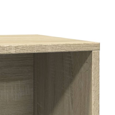 SZAFKA NA KUWETĘ DOMEK DLA KOTA STOLIK UKRYTA KUWETA DĄB SONOMA 60X40X40CM