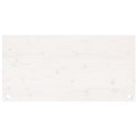 BLAT BIURKA BIAŁY 110X60X2,5CM LITE DREWNO SOSNOWE