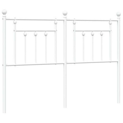 METALOWE WEZGŁOWIE BIAŁE 140CM