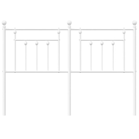 METALOWE WEZGŁOWIE BIAŁE 140CM