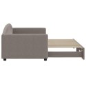 SOFA ROZSUWANA KOLOR TAUPE 90X200CM TKANINA