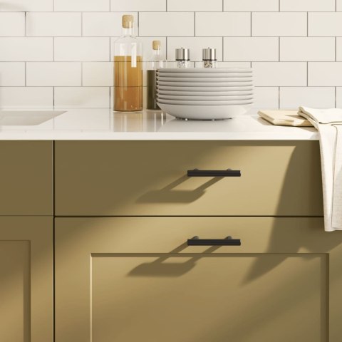 UCHWYTY DO SZAFEK 20 SZT. CZARNE 64MM STAL NIERDZEWNA